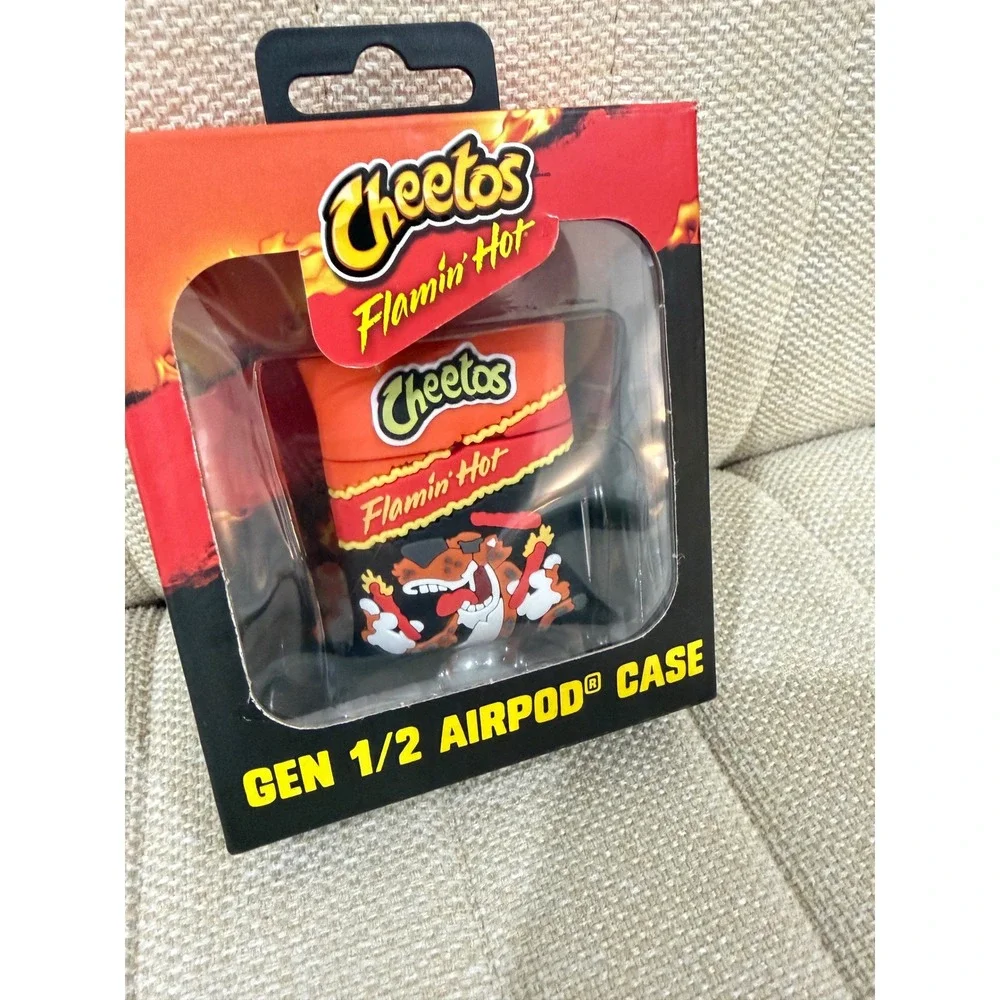 NEW Cheetos AirPod Case Gen 1/2 New Flamin Hot Cheetos Chester Cheetah‎ Novelty